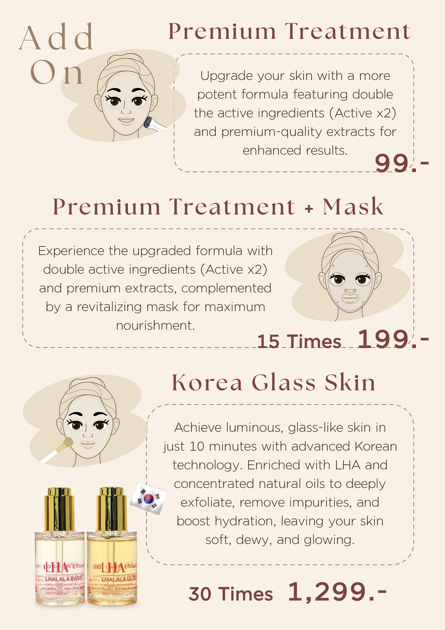 Treatment or Guasha Only at Phloen Chit and Thonglor ทรีตเมนต์เทคโนโลยีจากเกาหลี เฉพาะสาขาเพลินจิตและทองหล่อเท่านั้น