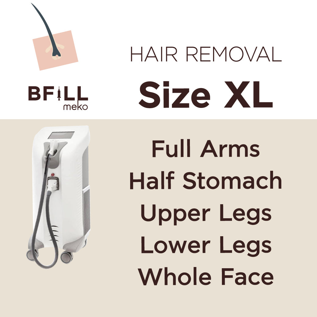 Hair Removal Diode Size XL Express Que By Senior Specialist (x2 Package Duration)
