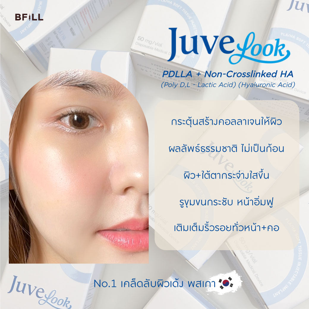 Juvelook Juvelook Skin Booster No.1 Skin Treatment in Korea for 2 Consecutive Years, Only at Asoke and Siam Branches, Excluding Anesthetic (Anesthetic Additional 200 Baht)