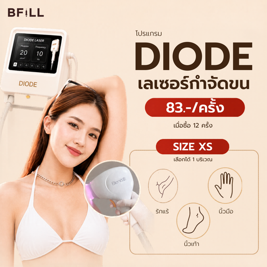 Program Hair Removal Diode Size XS Express Queue By Senior Specialist (x2 Package Duration)