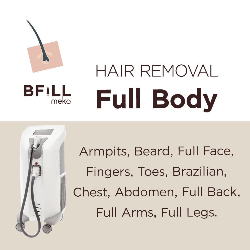 Hair Removal Diode Full Body Express Que By Senior Specialist (x2 Package Duration)