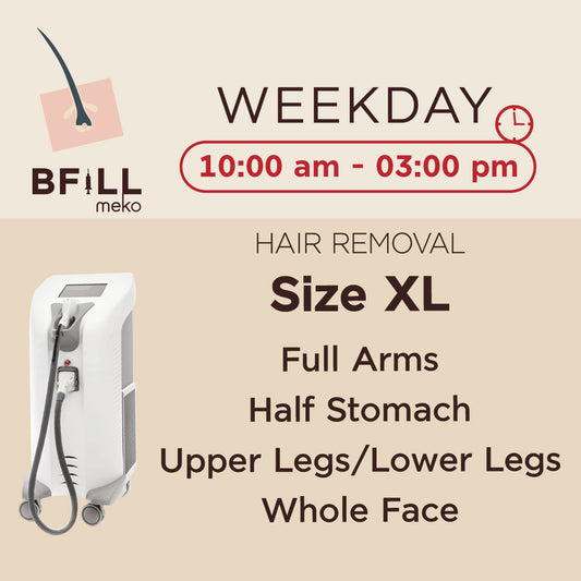 Weekday Hair Removal Diode Size XL Express Que By Senior Specialist