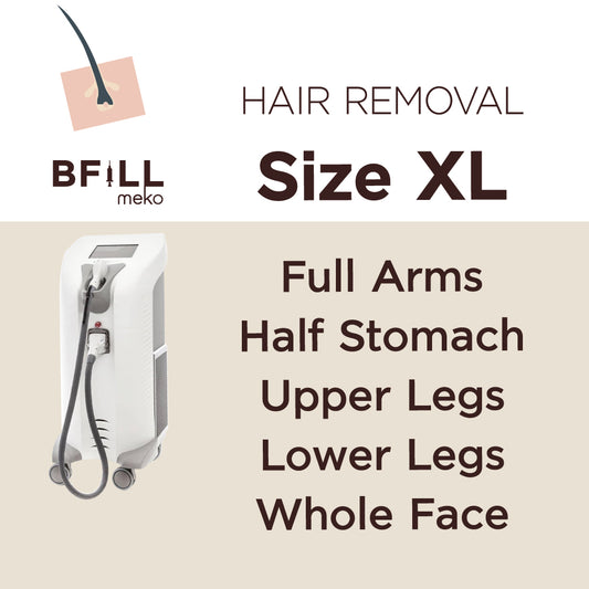 Hair Removal Diode Size XL Express Que By Senior Specialist (x2 Package Duration)