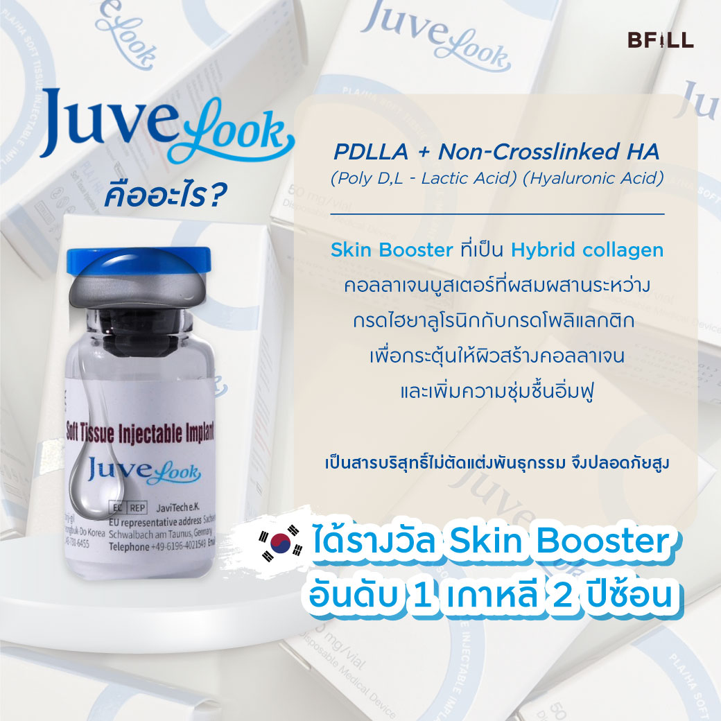 Juvelook Juvelook Skin Booster No.1 Skin Treatment in Korea for 2 Consecutive Years, Only at Asoke and Siam Branches, Excluding Anesthetic (Anesthetic Additional 200 Baht)