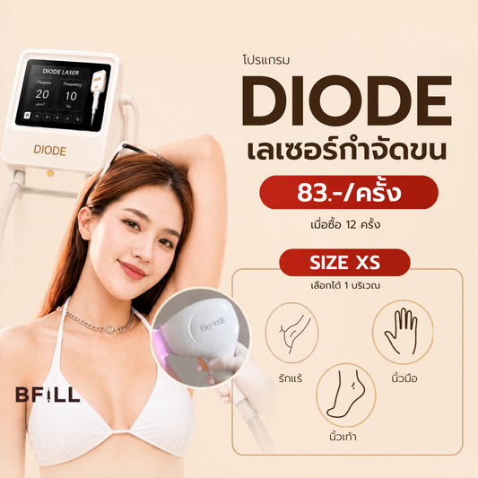 Program Hair Removal Diode Size XS Express Que By Senior Specialist (x2 Package Duration)